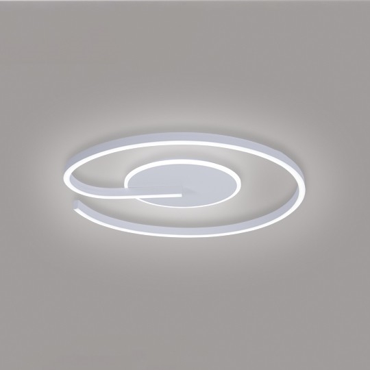 Brilagi - LED Prigušiva stropna svjetiljka SPIRAL LED/56W/230V 3000/4000/6000K + daljinski upravljač
