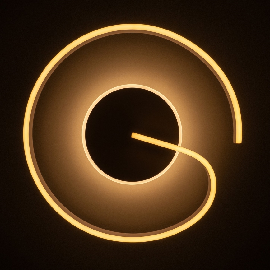 Brilagi - Prigušiva LED stropna svjetiljka SPIRAL LED/56W/230V, promjer 50 cm, 3000/4000/6000K + daljinsko upravljanje