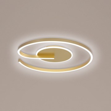 Brilagi - LED Prigušiva stropna svjetiljka SPIRAL LED/56W/230V 3000/4000/6000K + daljinski upravljač