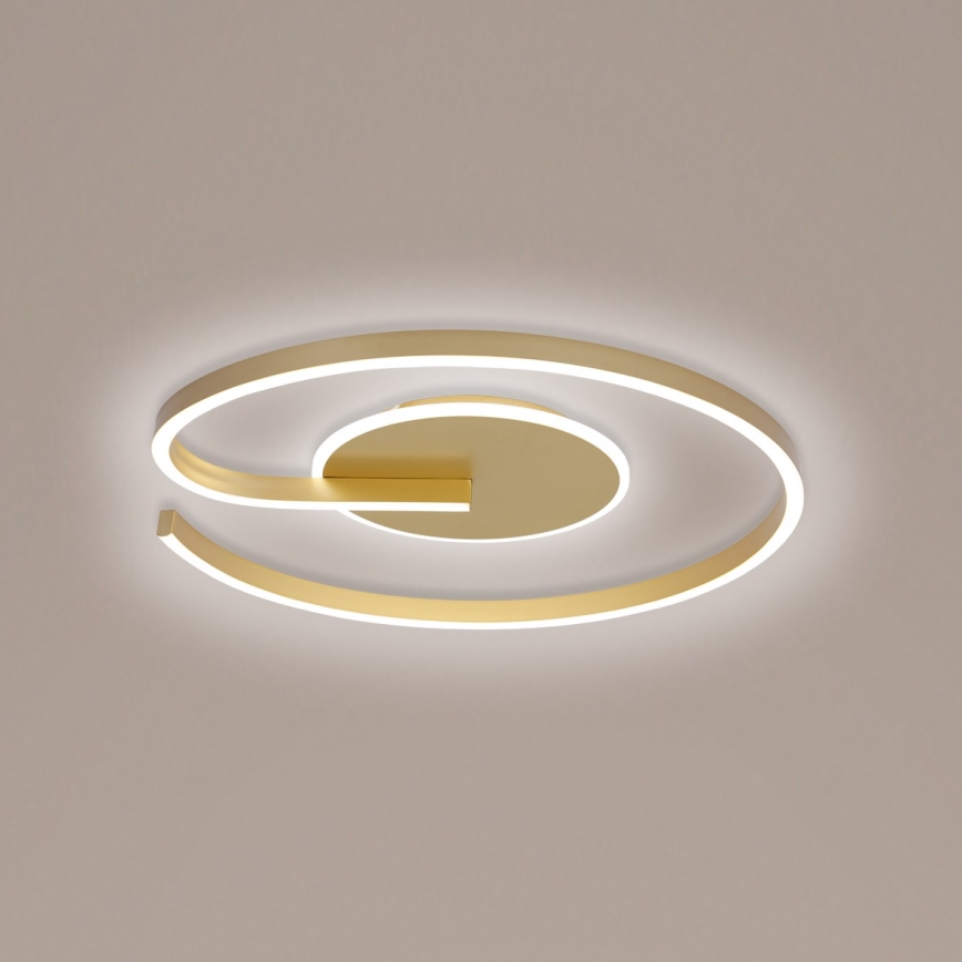 Brilagi - LED Prigušiva stropna svjetiljka SPIRAL LED/56W/230V 3000/4000/6000K + daljinski upravljač