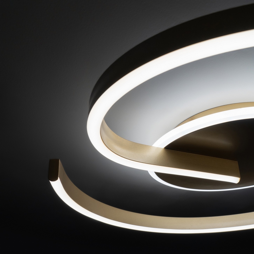 Brilagi - prigušiva stropna LED svjetiljka SPIRAL LED/56W/230V pr. 50 cm 3000/4000/6000K + daljinski upravljač