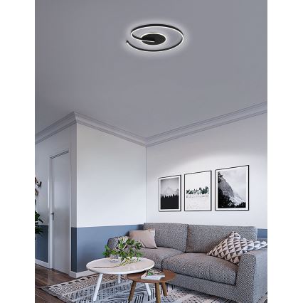 Brilagi - LED Prigušiva stropna svjetiljka SPIRAL LED/56W/230V 3000/4000/6000K + daljinski upravljač