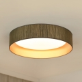Brilagi - LED Prigušiva stropna svjetiljka VEGAS SHINE LED/24W/230V 3000/4000/6500K slama smeđa/zlatna + daljinski upravljač