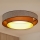 Brilagi - LED Prigušiva stropna svjetiljka VEGAS SHINE LED/24W/230V pr. 60 cm 3000/4000/6500K smeđa + daljinski upravljač