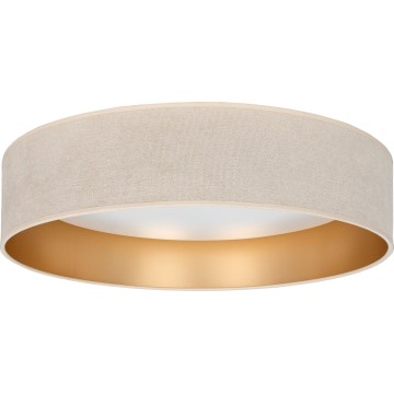 Brilagi - LED prigušiva stropna svjetiljka VELVET SMARTIX STARS LED/36W/230V 3000-6000K Ø 55 cm krem/zlatna Wi-Fi Tuya Beacon + daljinski upravljač