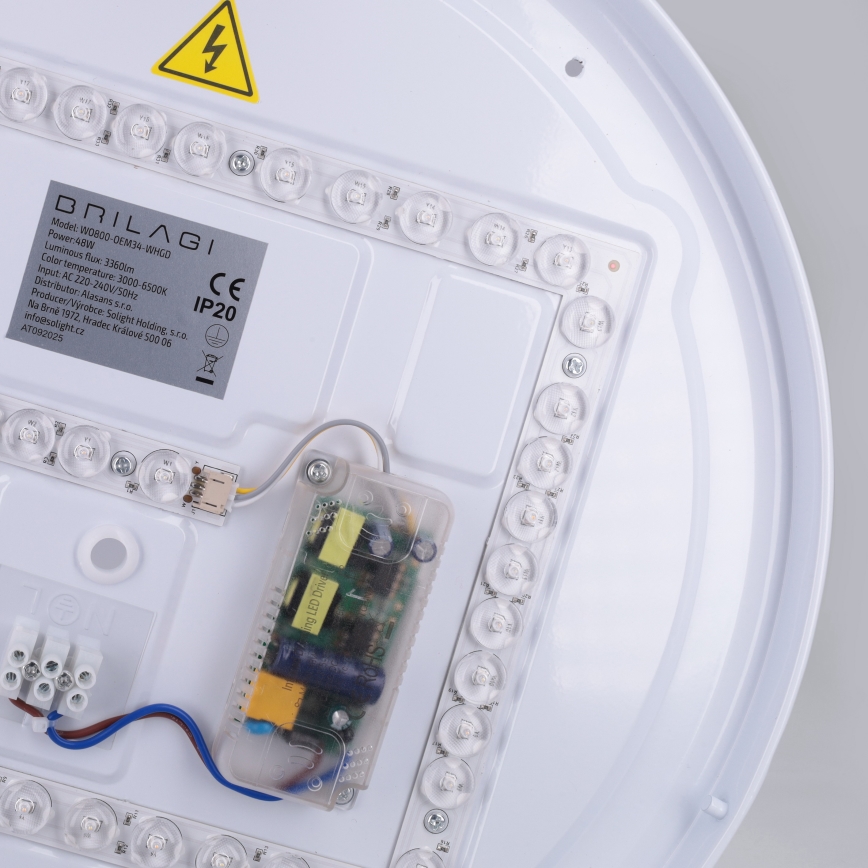 Brilagi - LED prigušivo stropno svjetlo ALVA LED/48W/230V 3000-6500K Ø 51 cm bijela + daljinski upravljač