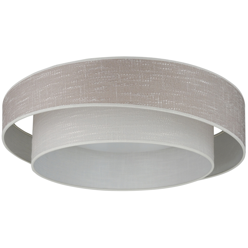 Brilagi - LED Prigušiva stropna svjetiljka DOVER SHINE LED/24W/230V 3000/4000/6500K siva/krem + daljinski upravljač