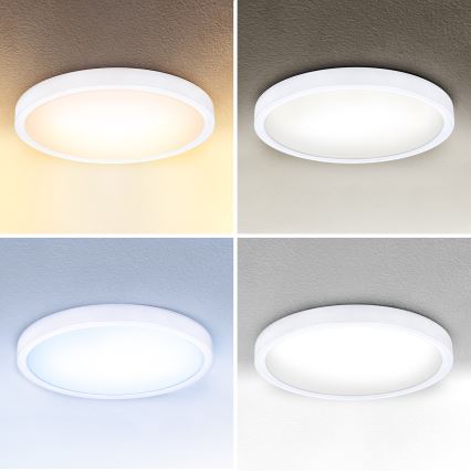 Brilagi - LED Prigušiva stropna svjetiljka ESTELA LED/36W/230V 3000-6500K ø 30 cm bijela + daljinski upravljač