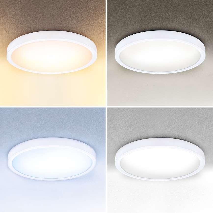 Brilagi - LED Prigušiva stropna svjetiljka ESTELA LED/36W/230V 3000-6500K ø 30 cm bijela + daljinski upravljač