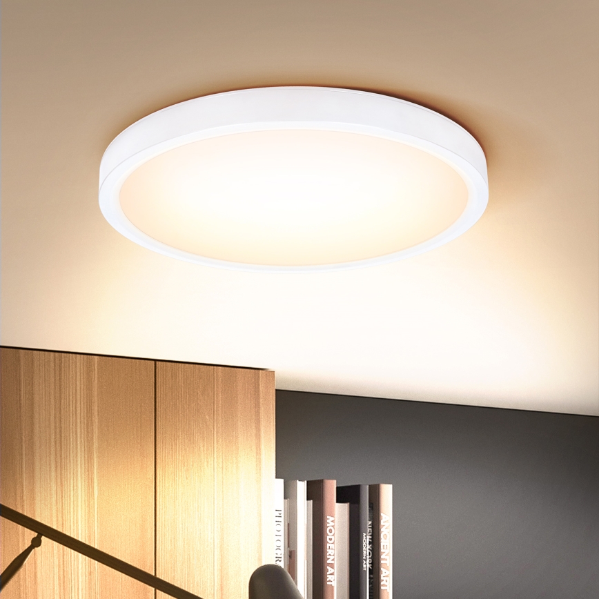 Brilagi - LED Prigušiva stropna svjetiljka ESTELA LED/36W/230V 3000-6500K ø 30 cm bijela + daljinski upravljač