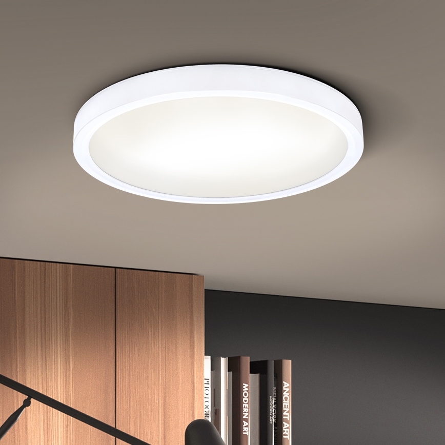 Brilagi - LED Prigušiva stropna svjetiljka ESTELA LED/36W/230V 3000-6500K ø 30 cm bijela + daljinski upravljač
