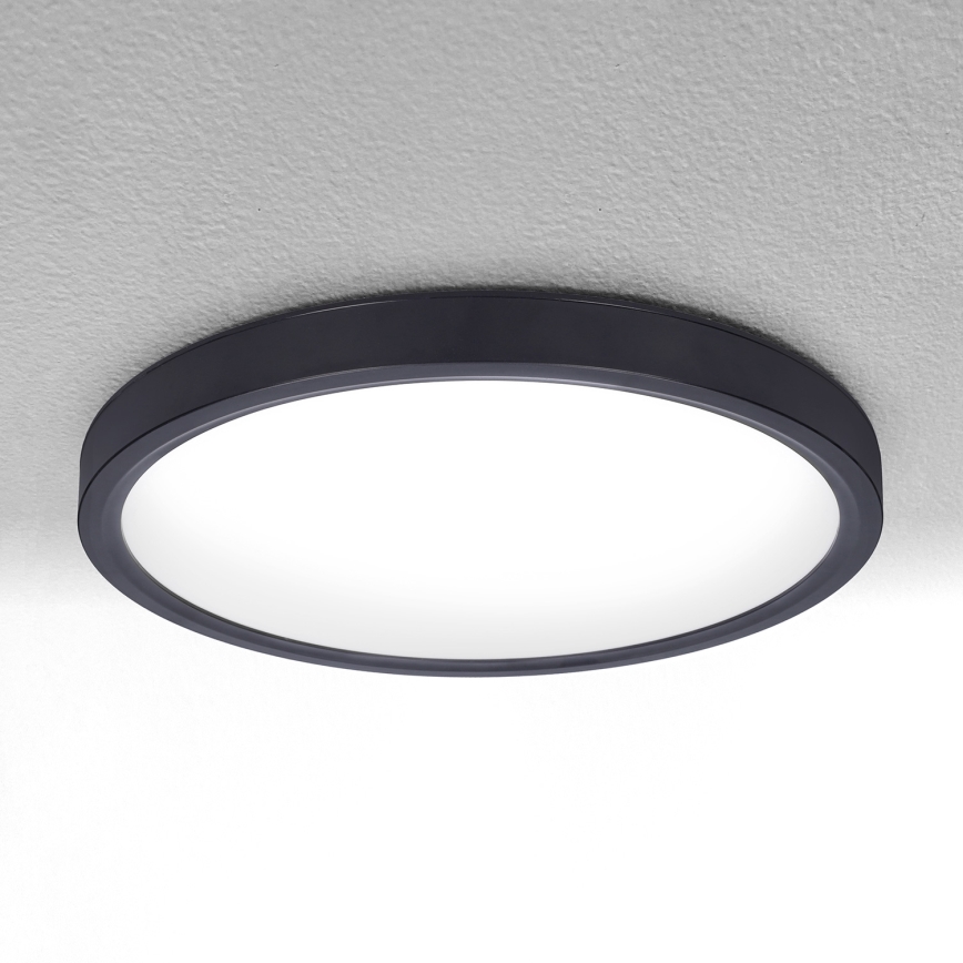 Brilagi - LED Prigušiva stropna svjetiljka ESTELA LED/36W/230V 3000-6500K ø 30 cm crna + daljinski upravljač