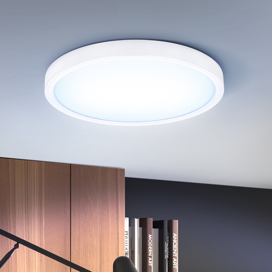 Brilagi - LED Prigušiva stropna svjetiljka ESTELA LED/48W/230V 3000-6500K ø 40 cm bijela + daljinski upravljač