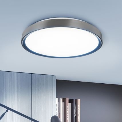 Brilagi - LED prigušivo stropno svjetlo FANCIA LED/48W/230V 3000-6500K promjer 39 cm antracit + daljinski upravljač