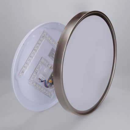 Brilagi - LED prigušivo stropno svjetlo FANCIA LED/48W/230V 3000-6500K promjer 39 cm antracit + daljinski upravljač