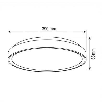 Brilagi - LED prigušivo stropno svjetlo FANCIA LED/48W/230V 3000-6500K promjer 39 cm antracit + daljinski upravljač