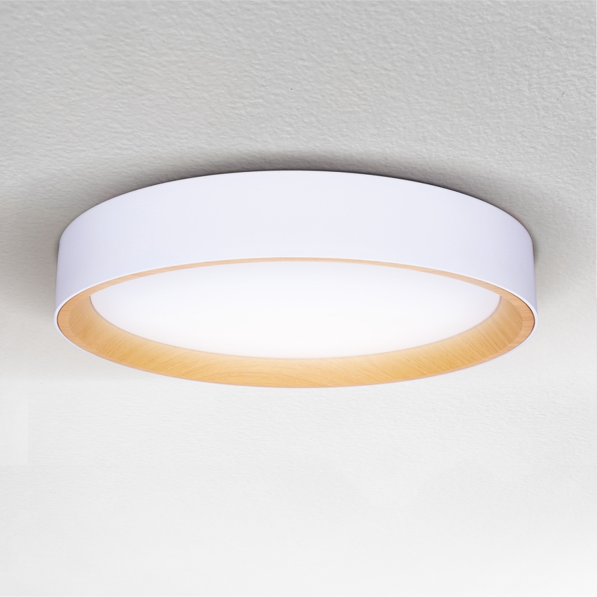 Brilagi - LED Prigušiva stropna svjetiljka LARIOS LED/48W/230V 3000-6500K ø 39 cm bijela + daljinski upravljač