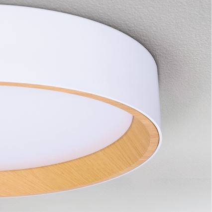 Brilagi - LED Prigušiva stropna svjetiljka LARIOS LED/48W/230V 3000-6500K ø 39 cm bijela + daljinski upravljač