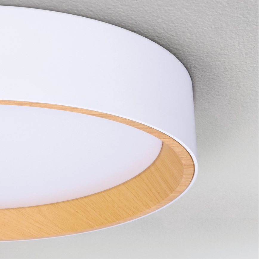 Brilagi - LED Prigušiva stropna svjetiljka LARIOS LED/48W/230V 3000-6500K ø 39 cm bijela + daljinski upravljač