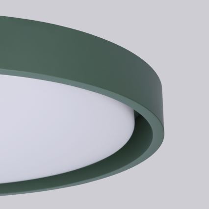 Brilagi - LED stropna svjetiljka s prigušivanjem MATTEO LED/48W/230V 3000-6500K Ø 41 cm zelena + daljinski upravljač