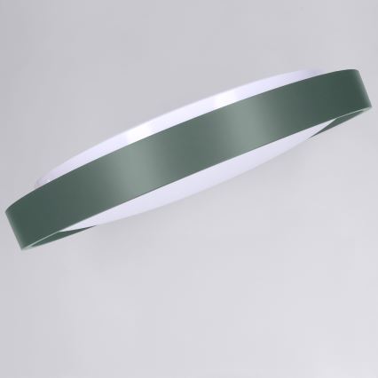 Brilagi - LED stropna svjetiljka s prigušivanjem MATTEO LED/48W/230V 3000-6500K Ø 41 cm zelena + daljinski upravljač