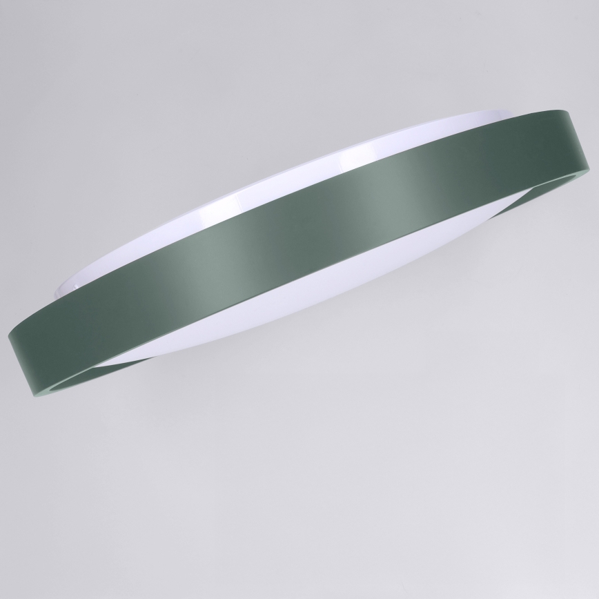 Brilagi - LED stropna svjetiljka s prigušivanjem MATTEO LED/48W/230V 3000-6500K Ø 41 cm zelena + daljinski upravljač