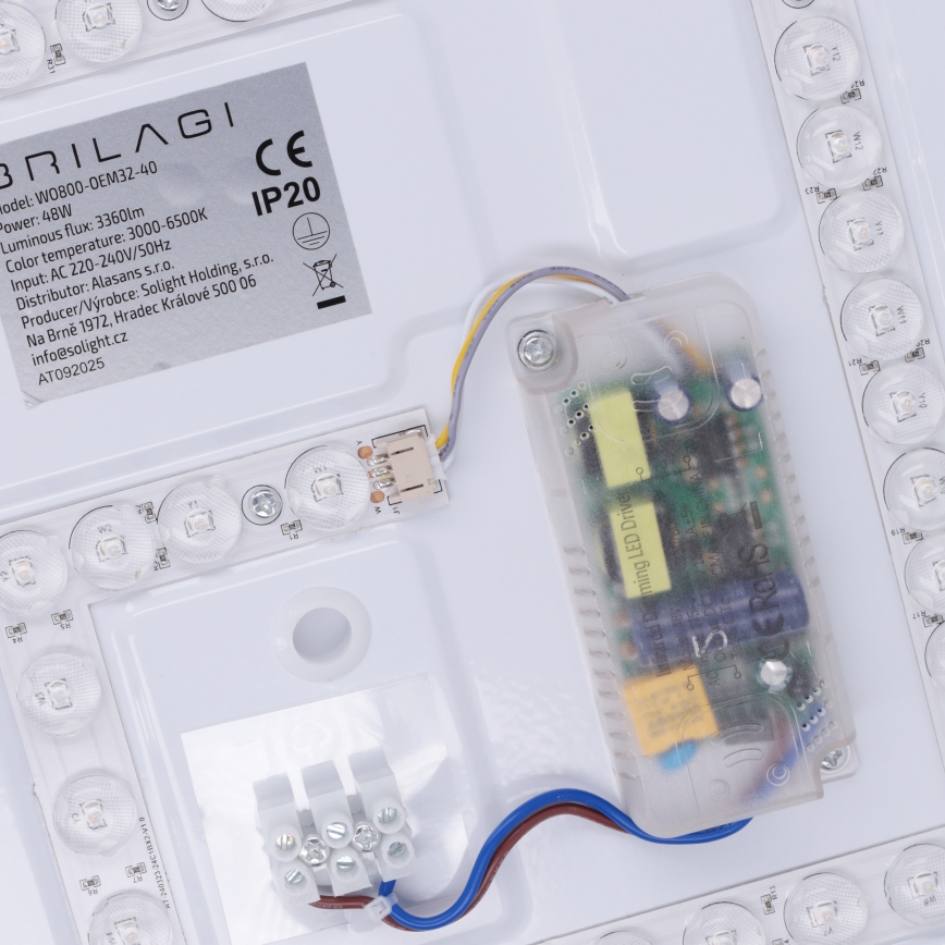 Brilagi - LED stropna svjetiljka s prigušivanjem MATTEO LED/48W/230V 3000-6500K Ø 41 cm zelena + daljinski upravljač