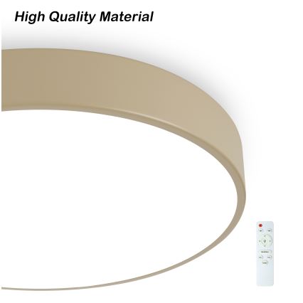 Brilagi - LED prigušivo stropno svjetlo POOL LED/60W/230V 3000-6000K, promjer 50 cm, u bež boji, s daljinskim upravljačem