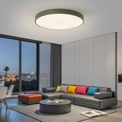 Brilagi - LED prigušiva svjetiljka POOL SMART LED/100W/230V, promjer 80 cm, Wi-Fi Tuya + daljinski upravljač, zelena