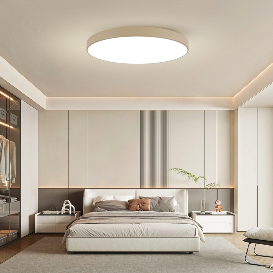 Brilagi - LED stropna svjetiljka s prigušivanjem POOL SMART LED/128W/230V 3000-6000K 100 cm bež Wi-Fi Tuya + daljinski upravljač