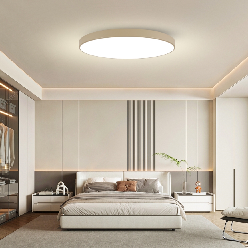 Brilagi - LED stropno svjetlo s mogućnošću prigušivanja POOL SMART LED/180W/230V 3000-6000K 120 cm bež Wi-Fi Tuya + daljinski upravljač
