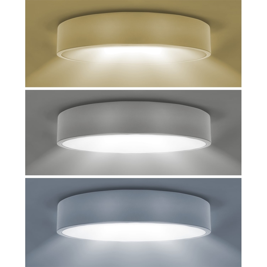 Brilagi - LED stropna svjetiljka POOL SMART s mogućnošću prigušivanja LED/48W/230V 40 cm 3000-6000K Wi-Fi Tuya + s daljinskim upravljačem bijela