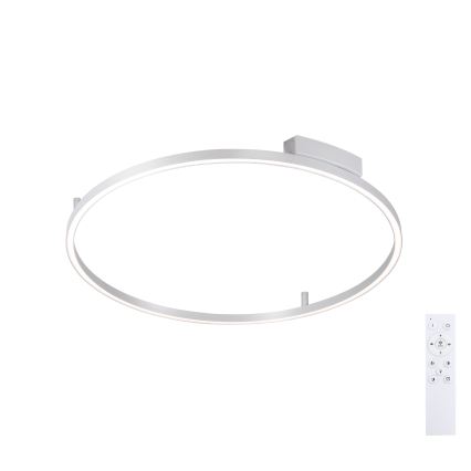 Brilagi - LED stropna svjetiljka PORTOFINO s možností prigušivanja LED/60W/230V 3000-6000K Ø 80 cm srebrna + daljinski upravljač