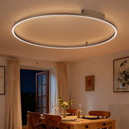 Brilagi - LED stropna svjetiljka s mogućnošću prigušivanja PORTOFINO LED/85W/230V 3000-6000K promjer 120 cm bež + daljinski upravljač