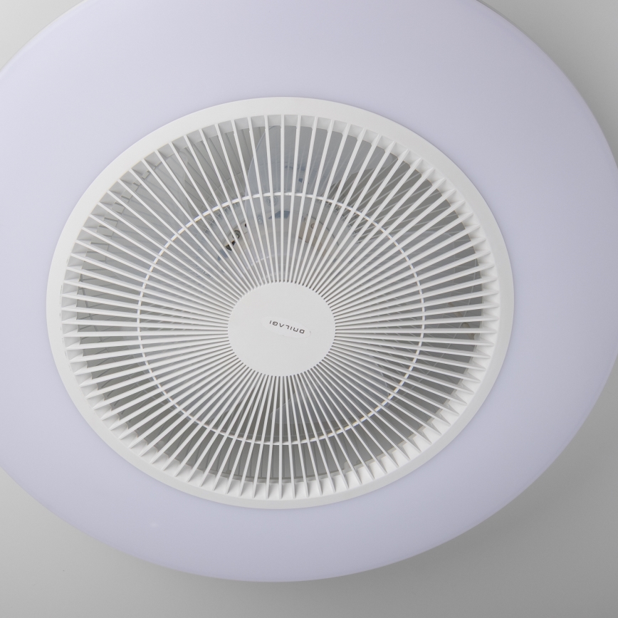 Brilagi - LED Prigušiva svjetiljka s ventilatorom AURA LED/38W/230V 3000-6000K bijela + daljinski upravljač
