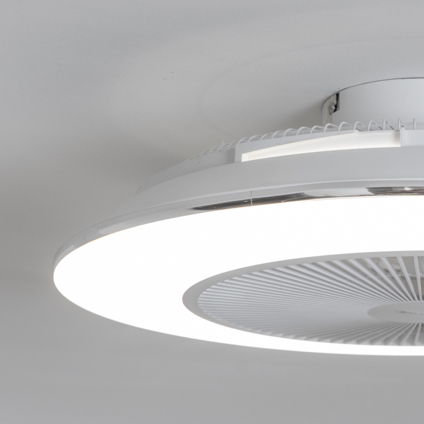 Brilagi - LED Prigušiva svjetiljka s ventilatorom AURA LED/38W/230V 3000-6000K bijela + daljinski upravljač