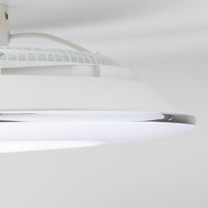 Brilagi - LED Prigušiva svjetiljka s ventilatorom AURA LED/38W/230V 3000-6000K bijela + daljinski upravljač