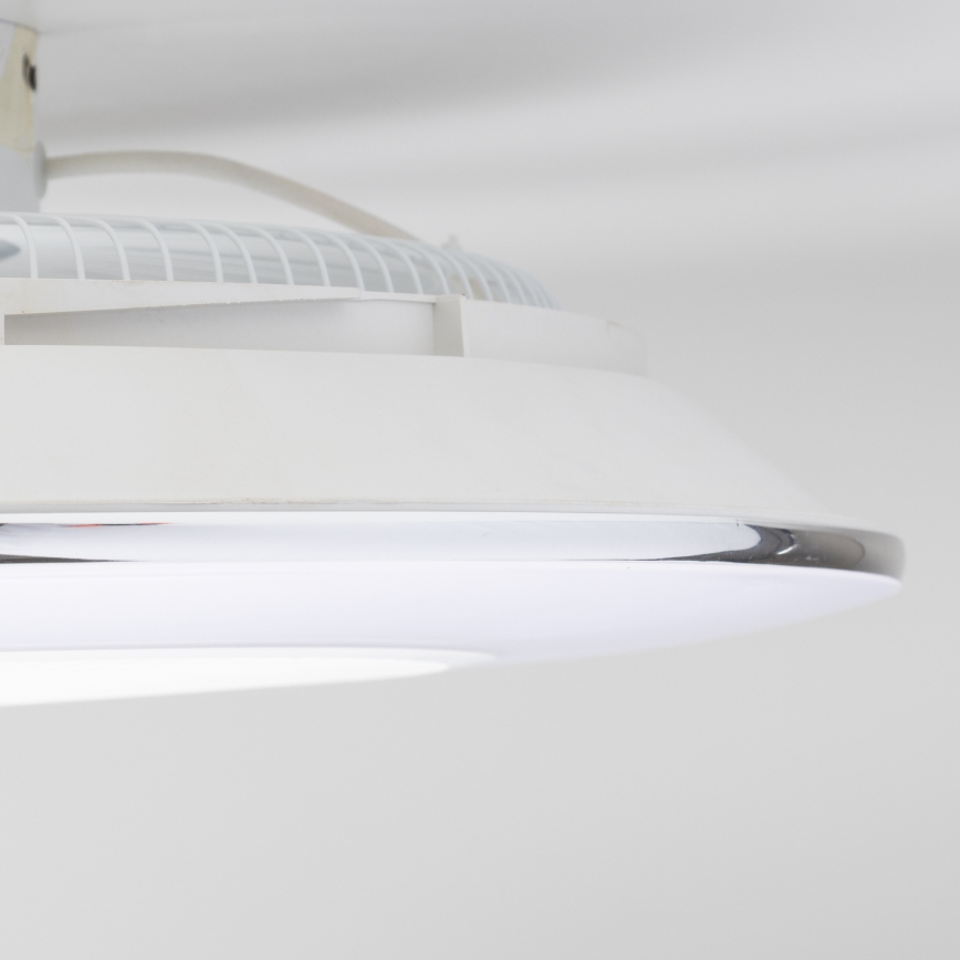 Brilagi - LED Prigušiva svjetiljka s ventilatorom AURA LED/38W/230V 3000-6000K bijela + daljinski upravljač