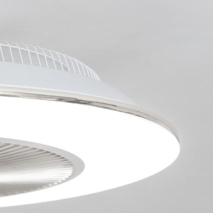 Brilagi - LED Prigušiva svjetiljka s ventilatorom AURA LED/38W/230V 3000-6000K srebrna + daljinski upravljač