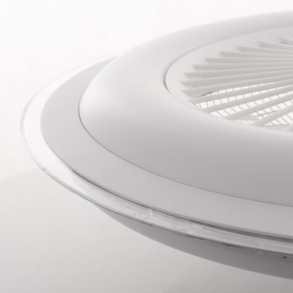 Brilagi - LED Prigušiva svjetiljka s ventilatorom RONDA LED/48W/230V 3000-6000K bijela + daljinski upravljač