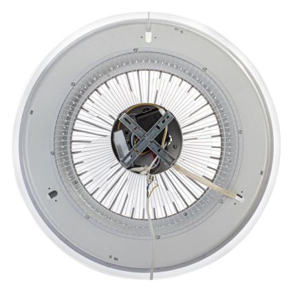 Brilagi - LED Prigušiva svjetiljka s ventilatorom RONDA LED/48W/230V 3000-6000K bijela + daljinski upravljač