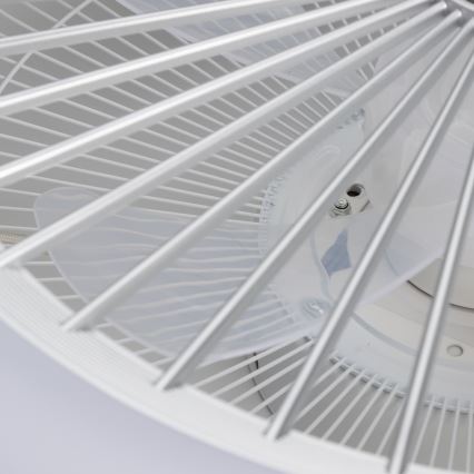 Brilagi - LED Prigušiva svjetiljka s ventilatorom RONDA LED/48W/230V 3000-6000K srebrna + daljinski upravljač