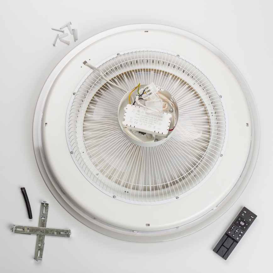 Brilagi - LED Prigušiva svjetiljka s ventilatorom RONDA LED/48W/230V 3000-6000K zlatna + daljinski upravljač