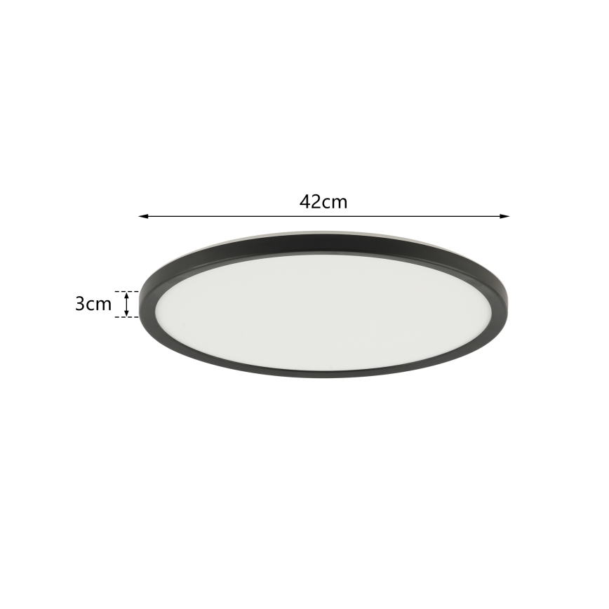 Brilagi - LED Prigušiva svjetiljka sa senzorom za pokret i dan/noć ULTRA SLIM LED/24W/230V pr. 42 cm + daljinski upravljač