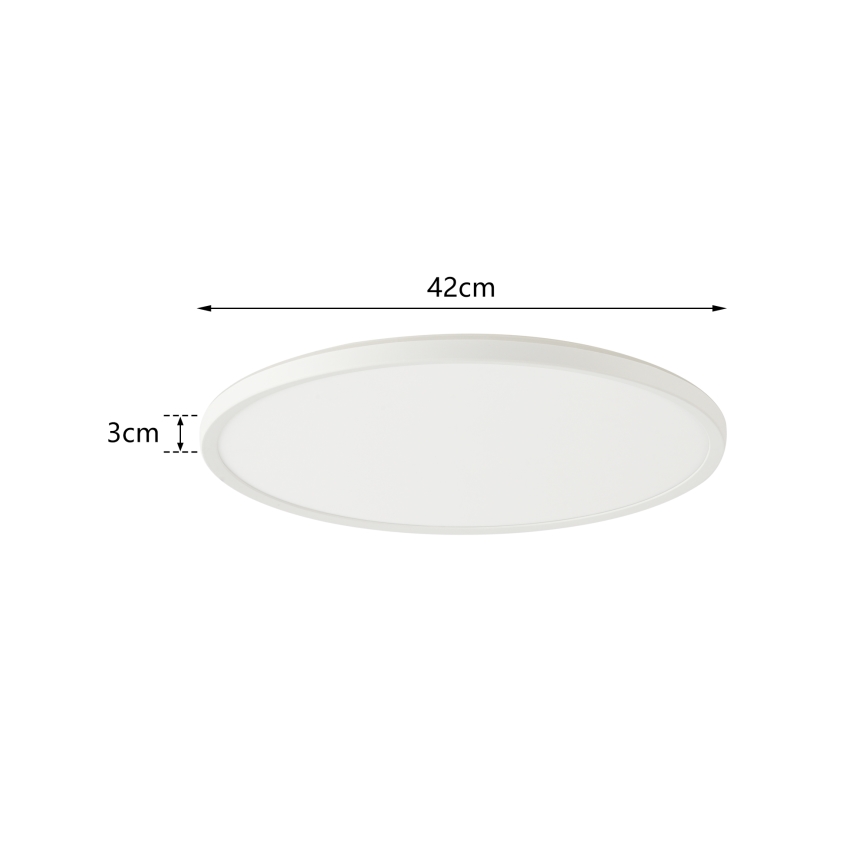 Brilagi - LED Prigušiva svjetiljka sa senzorom za pokret i dan/noć ULTRA SLIM LED/24W/230V pr. 42 cm + daljinski upravljač