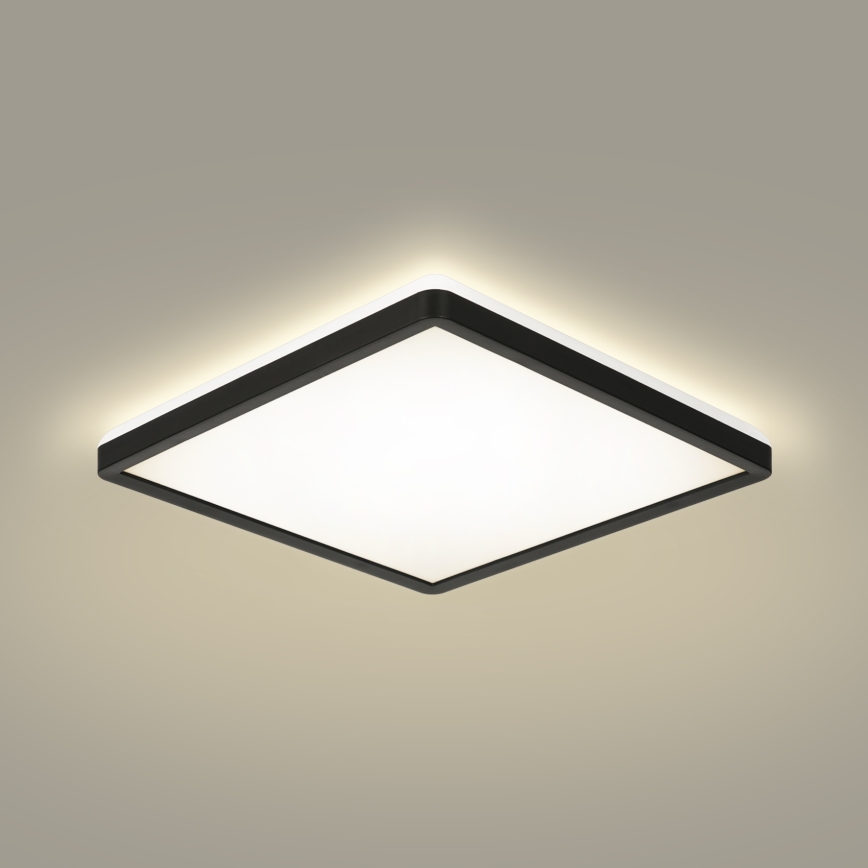 Brilagi - LED Prigušiva svjetiljka sa senzorom za pokret i dan/noć ULTRA SLIM LED/18W/230V 30x30 cm + daljinski upravljač