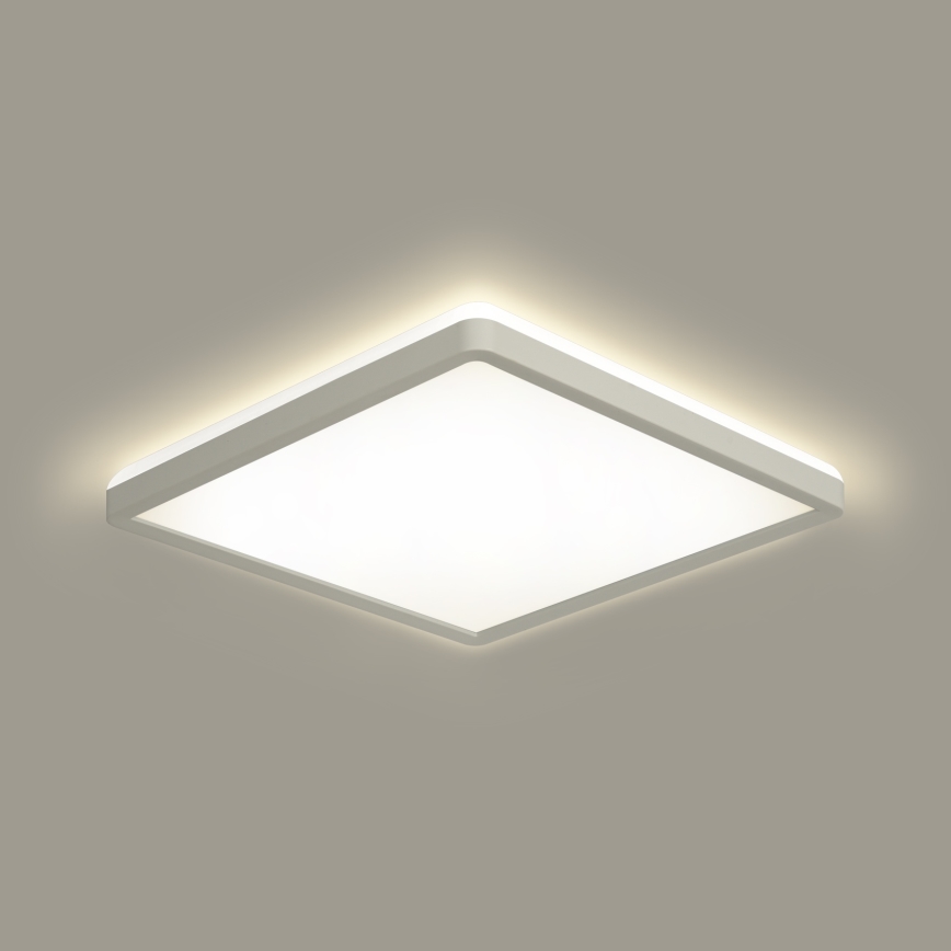 Brilagi - LED Prigušiva svjetiljka sa senzorom za pokret i dan/noć ULTRA SLIM LED/18W/230V 30x30 cm + daljinski upravljač