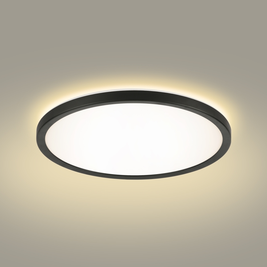 Brilagi - LED Prigušiva svjetiljka sa senzorom za pokret i dan/noć ULTRA SLIM LED/18W/230V pr. 30 cm + daljinski upravljač