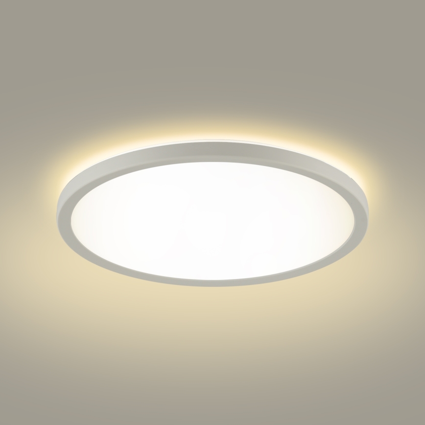 Brilagi - LED Prigušiva svjetiljka sa senzorom za pokret i dan/noć ULTRA SLIM LED/18W/230V pr. 30 cm + daljinski upravljač