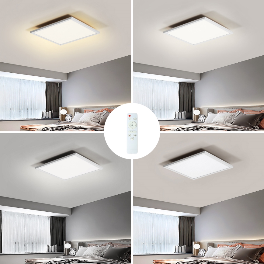 Brilagi - LED Prigušiva stropna svjetiljka SLIMFRAME LED/25W/230V 30x30 cm 3000-6000K bijela + daljinski upravljač
